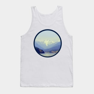 Majestic Snow Capped Mountains  Vancouver, Bristish Columbia, Pacific West Coast Tank Top
